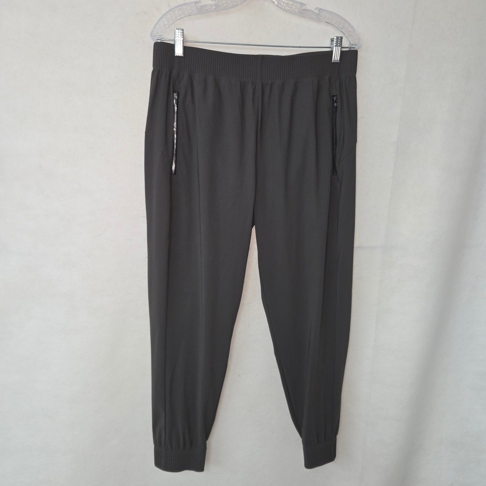 Athleta Black Track Pants Joggers with Zip Pockets